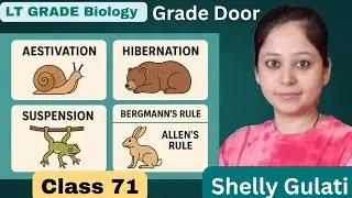 Hibernation | Aestivation | Suspension | Bergmann'rule | Allen's Rule | Lt Grade Biology @gradedoor