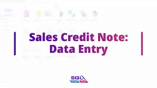 Sales Credit Note