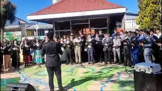 Coro Juvenil Iglesia Evangélica Pentecostal Lebu, Chile, de visita en IEP Curanilahue.