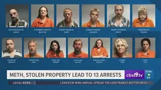 SHERIFF: 13 arrested in East Texas drug bust