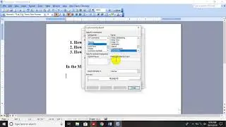 how to make shortcut key / Shortcut key in MS Word