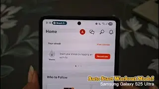 How to Automatically Enable Exercise Mode When You Open a Workout App &ndash; Samsung Galaxy S25 Ultra