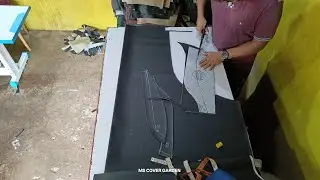 How to Cut Seat Cover for Scorpio | Car Seat Cover Design | Scorpio Seat Cover Cutting Full Process