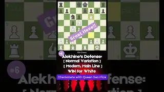 Alekhine's Defense: Normal Variation, Modern, Main Line | Angel vs Buschke #alekhinesdefense