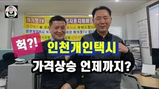 인천개인택시 가격상승 언제까지? [개인택시 하기정TV] 인천개인택시가격정보 20260127