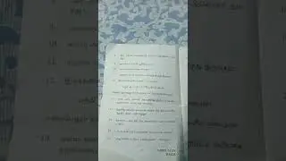 Madras University tamil-2 question paper