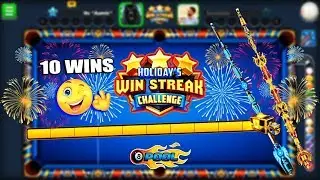 I WON THE HOLIDAY WIN STREAK CHAMPIONSHIP IN 8 BALL POOL (10 win streak)
