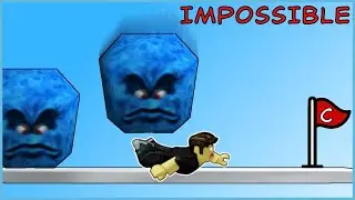 getting CRUSHED in the IMPOSSIBLE Roblox Obby...