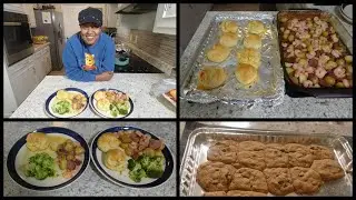 Let's cook shrimp, potatoes, garlic cheese biscuit balls and more