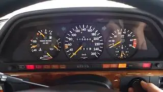 1990 560SEL Start upend Interior functions.