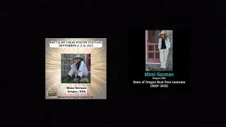 Mimi German Oregon Beat Poet Laureate, Nat&rsquo;l & Int&rsquo;l Beat Poetry Festival 2023