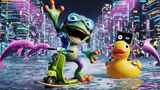 Mix – Frozo ZAP! & Bloop Bloop Boom | Frozo’s Funky Frog Official | Funny Frog Music for Kids