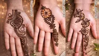 Very easy and beautiful mehndi designs 🌿🥰.#mehndi #hennadesign #letestvideo #mehndidesign. .......