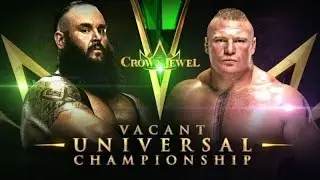 Crown Jewel - Brock Lesnar (w Paul Heyman) vs Braun Strowman highlight