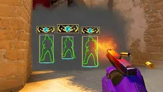 Usei wallhack & aimbot sozinho contra 2 GLOBAIS e 1 PRO PLAYER!