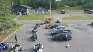 Part 4 - Spyder Odyssey - Drone view Manoir Lac Delage