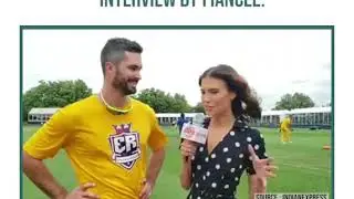 Yuvraj Singh butts into Ben Cutting&rsquo;s interview by fiancee.