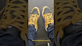 My Puma Rebound Layup SL Mineral Yellow #puma #shoes #sneakers #rebound #white #nike #jordan