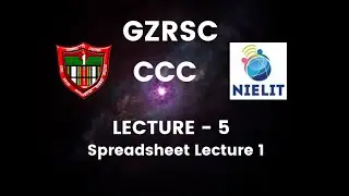 CCC Lecture 5 - Chapter 4 - Spreadsheet Lecture 1