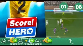 Score! Hero 2 Corner Challenge  Event - Level 1 - 8 - Complete 3 Stars Walktrough