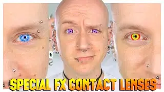 Trying new Insane Coloured Contact lenses | Roly