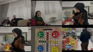 ALIŞVERİŞE GİTTİK⁉️KAYINVALİEMGİL AKŞAM ÇAYINA GELDİ👍