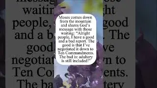 Moses&rsquo; Commandment Bargain #funnystory #lol #comedy #shorts #joke #humor