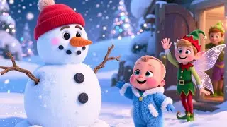 Snowy Park Adventure Baby ❄️👶 | Fun Learning Song for Kids | Playful Nursery Rhyme