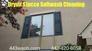 Dryvit Stucco Softwash Cleaning www.griffsservices.com