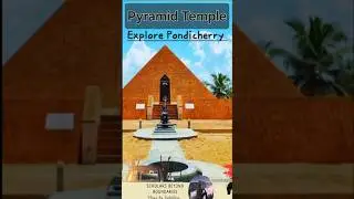 Pyramid Temple/ Sri Karneshwar Nataraja Temple #pondicherry #touristplace #explore #pyramid