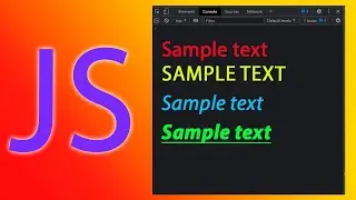 How to print text to color in javascript !!