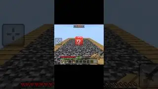 My perfect start to a minecraft ONE LUCKY BLOCK 😨☠️ #minecraftpixelart #minecraftstarter #minecraft