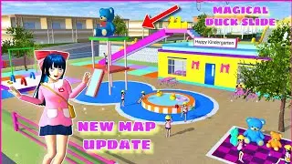 MAP UPDATE: New Kindergarten with Magical Duck Slides and Park in Sakura School Simulator