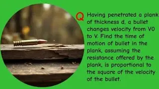 📡 ❓Time taken to penetrate a wooden plank 🪵