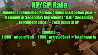 Runescape 3: Herblore Calculator with Portable Wells and Scroll of Cleansing!
