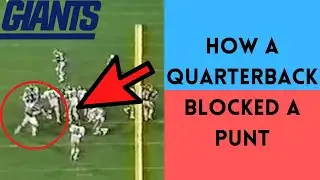 The Time Jeff Hostetler BLOCKED a PUNT | Giants @ Eagles (1986)