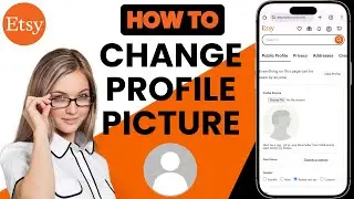 How To Change Profile Picture On Etsy App!