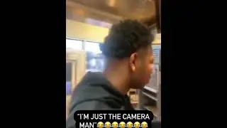 baby insane member taking chicken from kfc