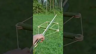 DIY Bamboo Launcher | Creative Rubber Band Project #crafts #new