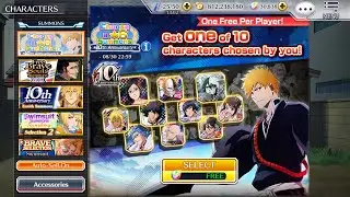 Bleach Brave Souls - Choose a 6 ⭐️  Summons 10th Anniversary + Free Summon