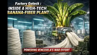 Factory Goteck : Inside a High-Tech Banana-Fiber Plant Powering Venezuela&rsquo;s War Effort