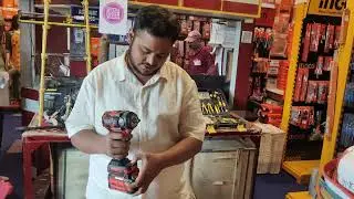 KP Tech Cordless Impact Wrench 550nm || CIW2150|| 4.0 AH || Bombay Machine Tools Pvt Ltd INDORE||