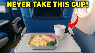 Секреты авиакомпаний раскрыты: почему НИКОГДА не следует использовать бумажные стаканчики в самолета