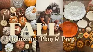 🍂FALL 2025🍂Preparing for Fall 2025 | Fall decorating ideas,🎃🍁 Fall unboxing plan and prep #fallvibes