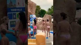 🌞Water Park Dream Summer Holiday Water Slide Nice Day 44🔥 #waterpark #waterslide