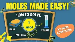 IGCSE/O-Level : Conversion of Mole into Mass, Particles, and Volume by ratio and Formula Method.