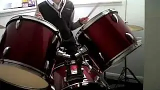 robbie conn on the drums