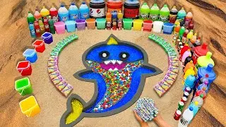 Experiment: Massive Coca Cola Eruption from Shark Pit! Big Fanta, Sprite, Pepsi, Coca Cola & Mentos