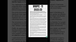 Mmpc-11 ignou solved assignment 2023-24-25 WhatsApp:- 8603418154. Order Now. In English and Hindi