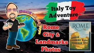Italy Toy Adventure & Rome City & Landmarks Photo Tour In Showcase